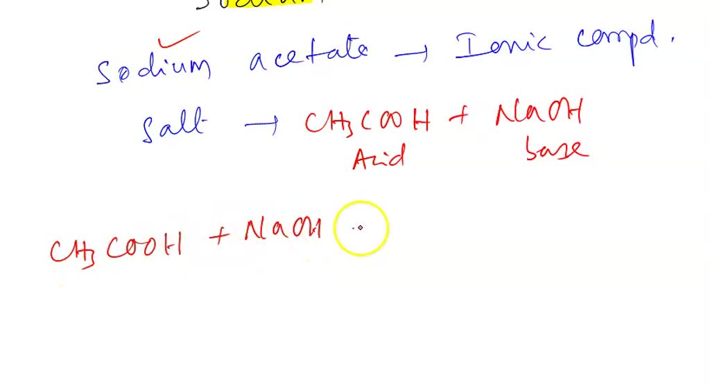 SOLVED Magnesium acetate is formed from the Mg²⁺ cation and the C₂H₃O