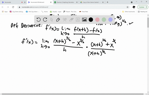 find-the-derivative-of-the-function-using-the-definition-of-derivative-state-the-domain-of-the-function-and-the-domain-of-its-derivative-fx-x32-2