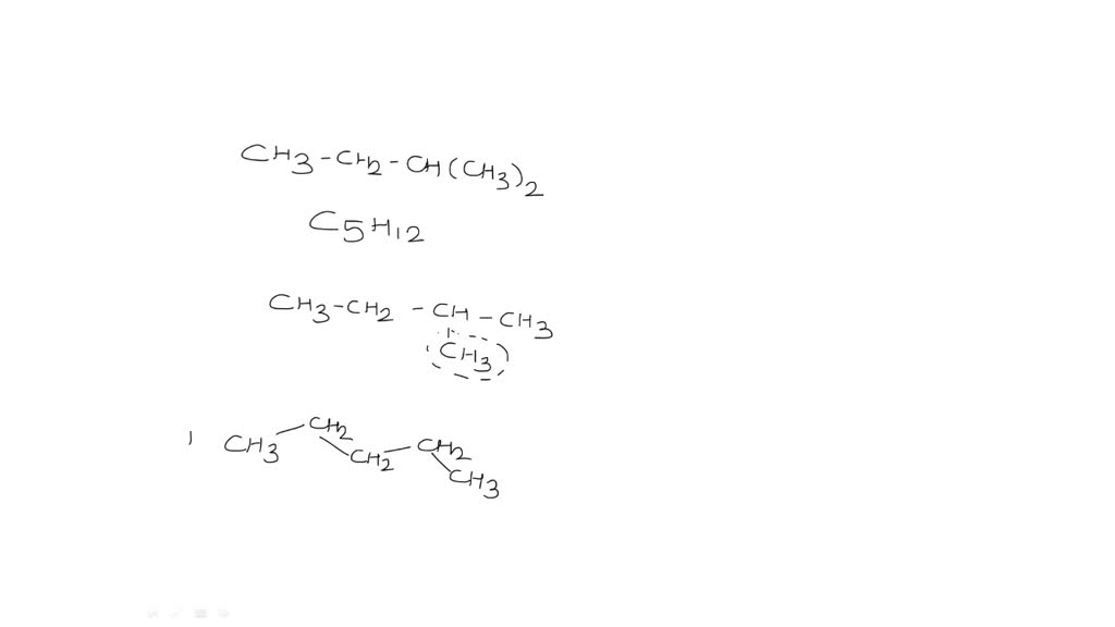 SOLVED: Draw all the constitutional isomers of CH3CH2CH(CH3)2