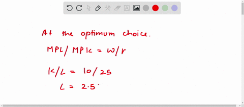 assume-that-a-firm-produces-a-good-using-labor-l-and-capital-k-it-has-as-a-production-function-qlk-lk-the-marginal-productivity-functions-are-mpl-k-and-mpk-l-assume-the-firm-has-50-dollars-t-75452