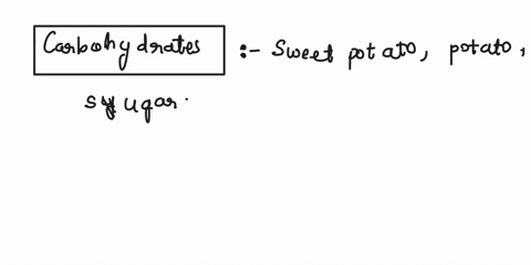 classify-the-following-food-items-into-carbohydrates-fats-and-proteinssweet-potato-ground-nuts-dal-potato-sugarcane-oil-seeds-soya-bean-riceghee-paneer-bajra-wheat-cream-38756