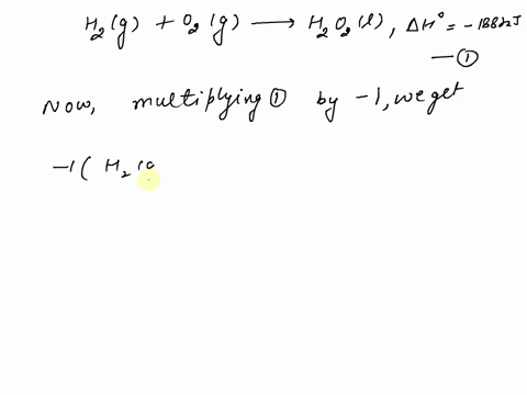 the-standard-enthalpy-change-for-the-following-reaction-is-188-kj-at-298-k-h2g-o2g-h2o2l-h-188-kj-what-is-the-standard-enthalpy-change-for-the-reaction-at-298-k-h2o2l-h2g-o2g-how-many-kj-74342
