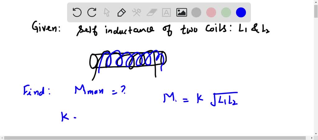 SOLVED: Two Coils Of Self - Inductances L1 And L2 Are Tightly Wrapped ...