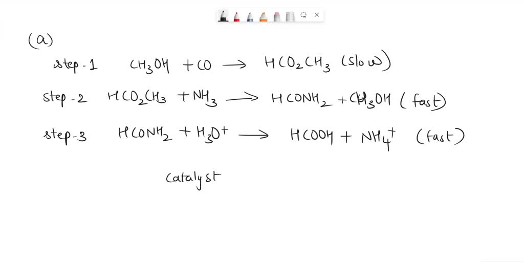 SOLVED: Texts: One method used to produce ammonium formate starts with ...