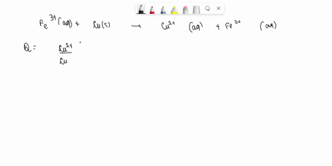 use-the-nernst-equation-to-calculate-the-cell-voltage-e-for-the-following-redox-reaction-fe3-aq-cuscu2-aqfe2-aq-given-fe3-005-m-and-cu2-0125m-at-25-0c-and-1-fe3e-fe2-e0-077v-2-cu22e-cu-e0-03-04466