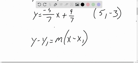 write-a-slope-intercept-equation-for-a-line-passing-through-the-point-53-that-is-parallel-to-the-line-5x7y9-then-write-a-second-equation-for-a-line-passing-through-the-point-53-that-is-perpe-89838