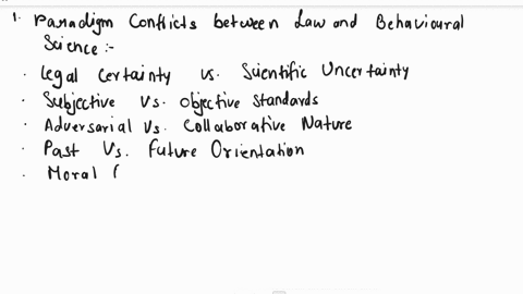 1-identify-the-paradigm-conflicts-between-law-and-behavioral-science-why-are-they-important-for-understanding-the-challenges-of-practicing-forensic-psychology2-what-abilities-need-to-be-asse-58244