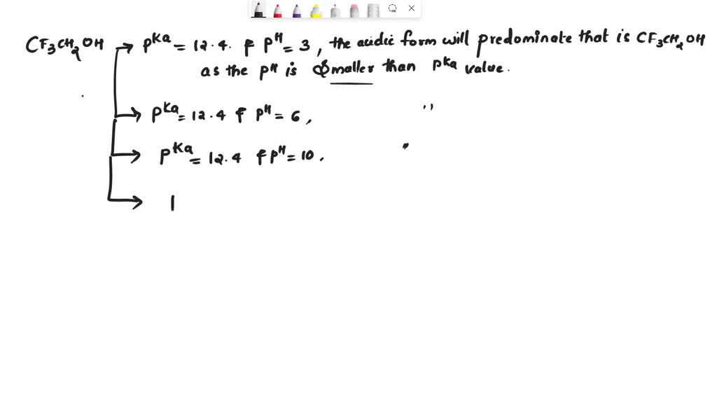 SOLVED: Part A Draw the structure of the predominant form of CF3CH2OH ...