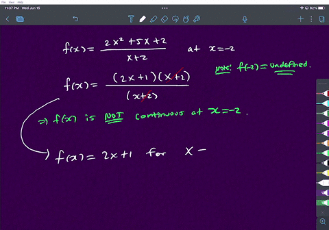 determine-if-the-function-is-continuous-at-the-specified-point-if-it-is-discontinuous-what-type-of-discontinuity-is-it