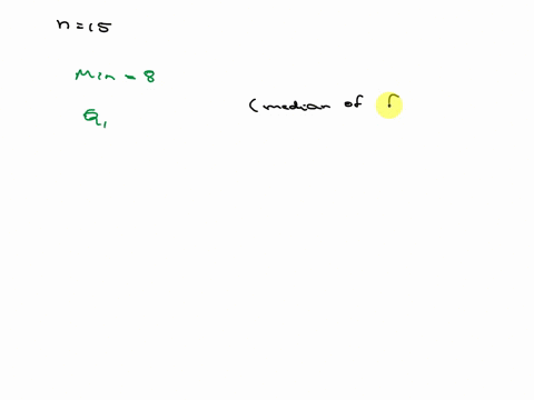 Consider a sample with data values of 3225103530393330 find...