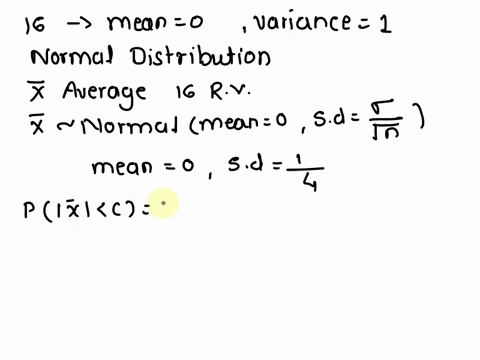 let-barx-be-the-average-of-a-sample-of-16-independent-normal-random-variables-with-mean-0-and-varian-86713