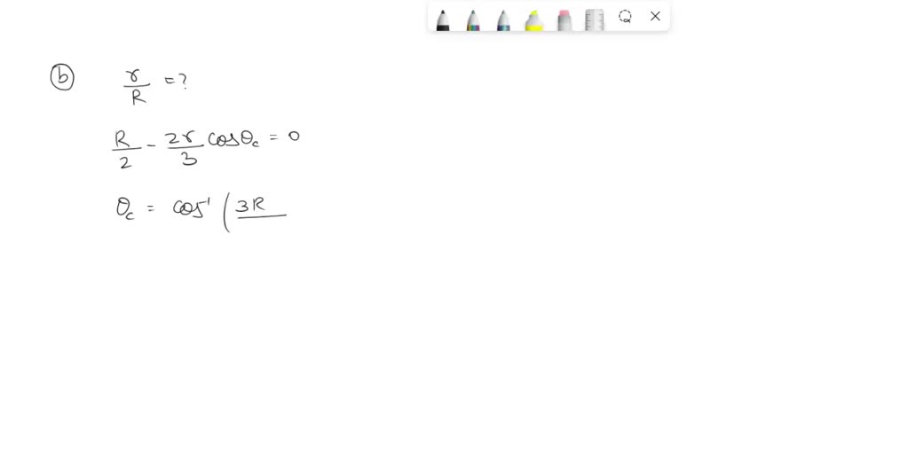 SOLVED (a) A stick of mass m and length 2r is arranged to make a