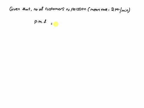 the-number-of-customers-arriving-at-a-tellers-window-at-commercial-bank-is-poisson-distributed-with-a-mean-rate-of-2-persons-per-minute-calculate-the-probability-of-six-6-customers-arriving-63285