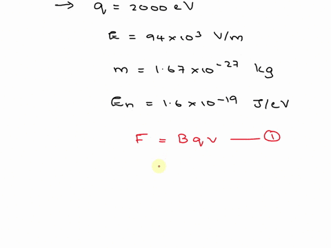 what-value-of-b-should-be-used-in-velocity-selector-to-separate-out-20-kev-protons-if-e-is-fixed-at-94-kvm-0150-t-0271-t-0211-t-0120-t-94095