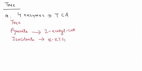 question-2-25-points-which-of-the-following-is-true-the-four-enzymes-that-are-major-points-of-regulation-for-the-tca-cycle-are-the-pyruvate-dehydrogenase-complex-citrate-synthase-isocitrate-75715