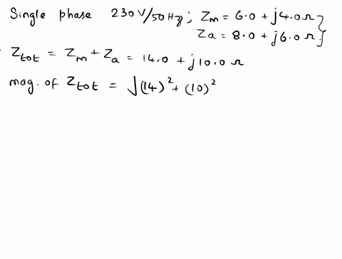 A single-phase, 230 V, 50 Hz, 4 pole capacitor-start induction motor ...