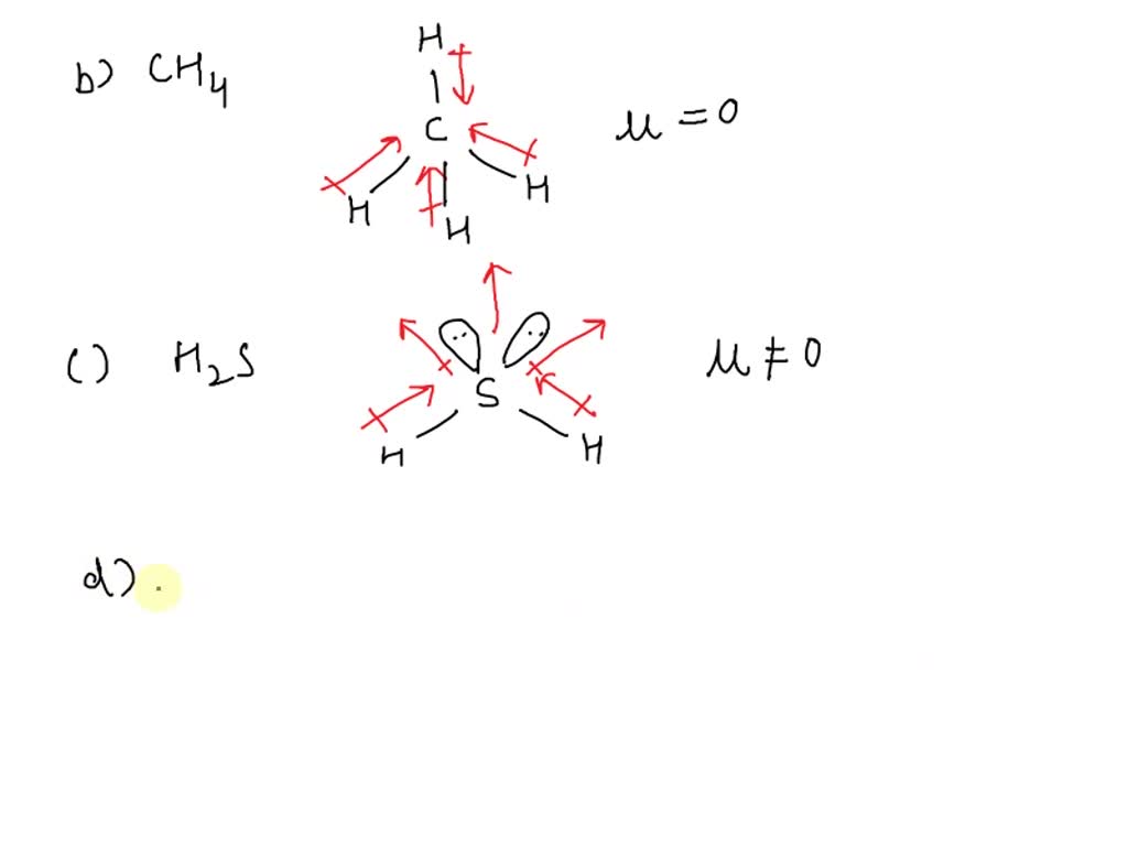 Which Molecule Has The Largest Dipole Moment