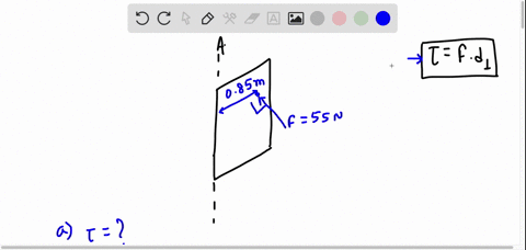 1-a-when-opening-a-door-you-push-on-it-perpendicularly-with-a-force-of-550-n-at-a-distance-of-0850m-from-the-hinges-what-torque-are-you-exerting-relative-to-the-hinges-b-does-it-matter-if-yo-87008
