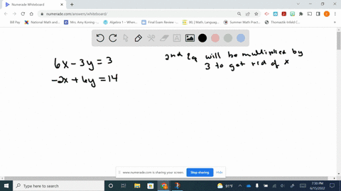 solve-the-system-of-equations-6x-3y-3-2x-6y-14-what-number-would-you-multiply-the-second-equation-by-in-order-to-eliminate-the-x-terms-when-adding-to-the-first-equation-what-number-would-you-02831