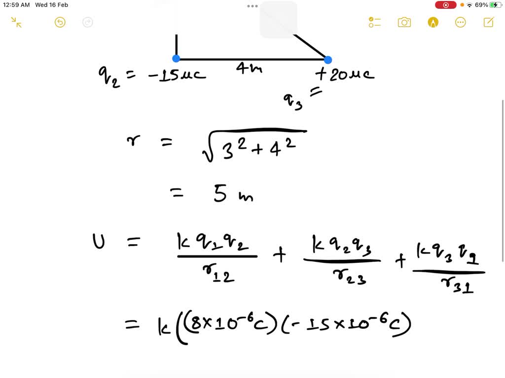 solved-determine-the-electric-potential-energy-for-the-array-of-three