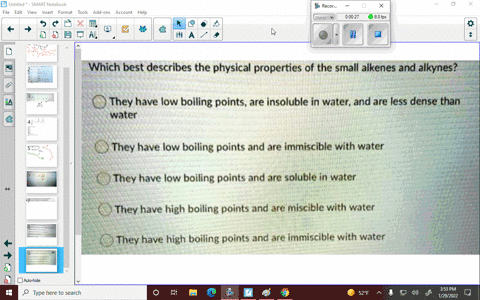 question-10-1-point-which-best-describes-the-physical-properties-of-the-small-alkenes-and-alkynes-they-have-low-boiling-points-are-insoluble-in-water-and-are-less-dense-than-water-they-have-80668