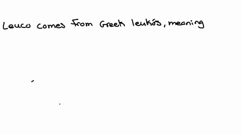 what-is-the-medical-prefix-or-suffix-of-leuko