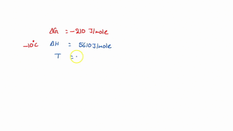 the-delta-g-for-freezing-of-h2o-l-at-10-degrees-celsius-is-210-jmol-the-heat-of-fusion-of-ice-at-this-temperature-is-5610-jmol-find-the-entropy-change-of-the-universe-when-1-mol-water-freeze-10484