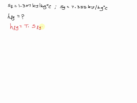 96-a-the-specific-entropy-of-saturated-water-at-100pc-is-1307-kjkg-deg-and-that-of-saturated-steam-at-the-same-temperature-as-7355kjkg-deg-what-is-the-specific-enthalpy-of-vaporization-at-th-30367