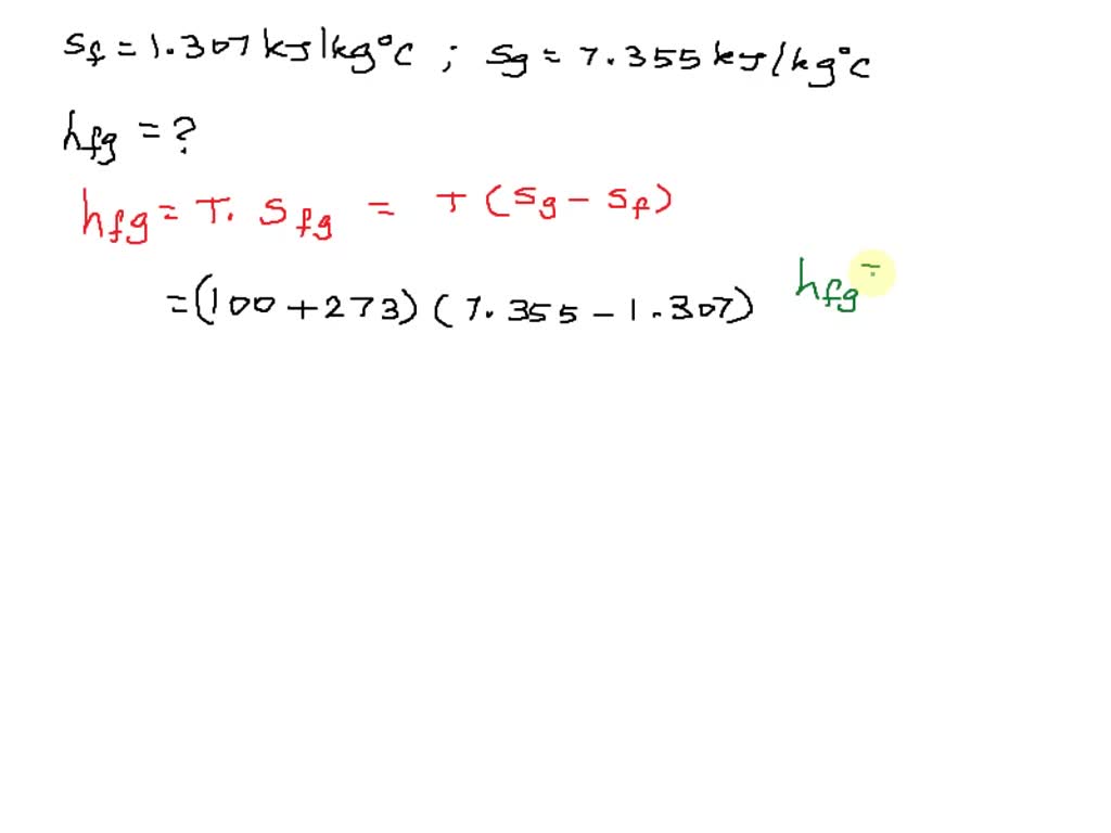 Solved Determine The Specific Exergy In Kj Kg At 0 01Â°c Of Water As