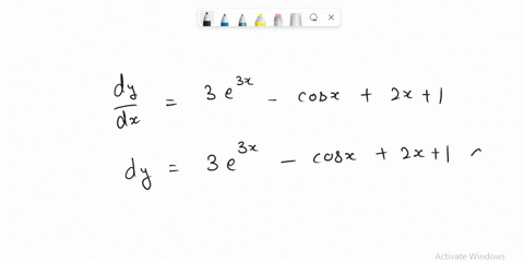 solve-the-initial-value-problem-dydx3e3x-cosx2x1-y00-36764