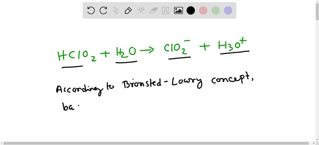 SOLVED: In the reaction of hydrofluoric acid with water to produce ...