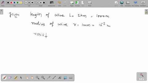 calculate-the-resistance-of-1-km-long-copper-wire-of-radius-1-mm-resistivity-of-the-copper-is-172-x-10-8-m