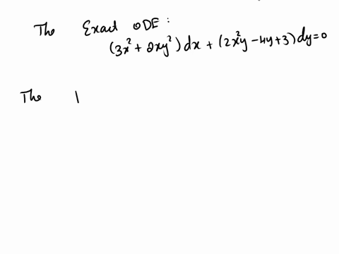 2pts Given A Initial Value Problem For Non Autonomous Ode