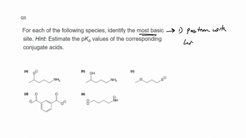q3-for-each-of-the-following-species-identify-the-most-basic-site-hint-estimate-the-mathrmp-k_mathrma-values-of-the-corresponding-conjugate-acids-a-d-b-e-c