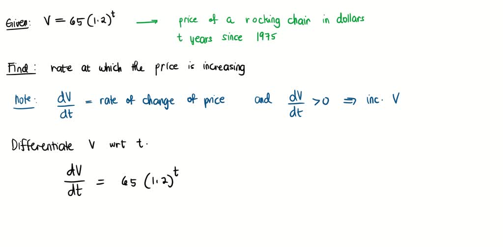 SOLVED point) Certain pieces of antique furniture increased very rapidly in price in the 1970s