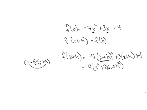 for-the-function-f-x-4-x-2-3-x-4-evaluate-and-fully-simplify-each-of-the-followingf-x-h-f-x-h