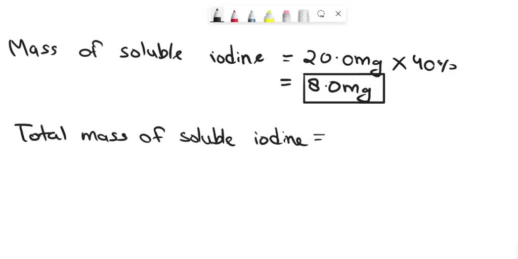 SOLVED A water treatment tablet contains 20.0 mg of tetraglycine