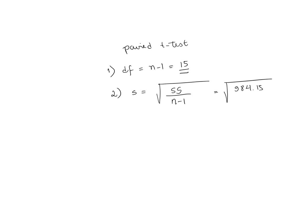 SOLVED Problem Set Chapter 11 The t Test for Two Related Samples 3