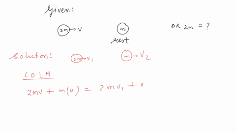 a-body-of-mass-m-moving-with-velocity-v-makes-a-head-on-collision-with-another-body-of-mass-2-m-which-is-initially-at-rest-the-loss-of-kinetic-energy-of-the-colliding-body-mass-m-is-2