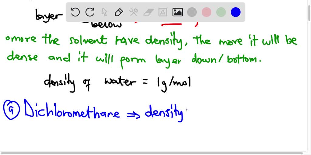 SOLVED Question 3 When immiscible organic solvent is mixed with water