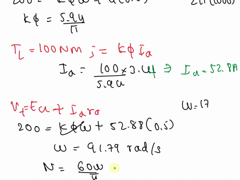 help-me-please-question3-15-points-save-answer-q3a-200-v-dc-motor-shunt-has-an-armature-resistance-of-05-and-field-resistance-of-200-q-under-no-load-the-motor-operates-with-full-field-flux-a-91125