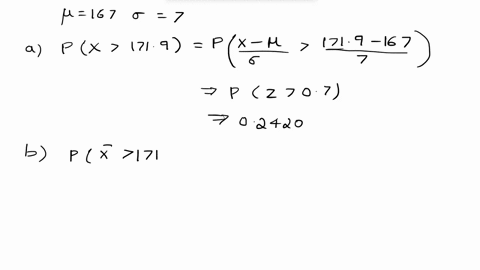 let-xbe-random-variable-that-represents-the-weights-in-pounds-lb-of-adult-males-who-are-in-their-40s_-xhas-normal-distribution-wth-mean-167-lbs-and-standard-deviation-lbs_-an-adult-male-in-h-48719