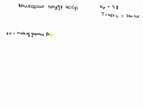 17-k-for-the-decomposition-of-ammonium-chloride-at-427-c-nh4cisnh3ghcig-kp48-calculate-kfor-the-reaction-18125-mol-noci-was-placed-in-a-250-lreaction-chamber-at-427cafter-equilibrium-was-rea-81982