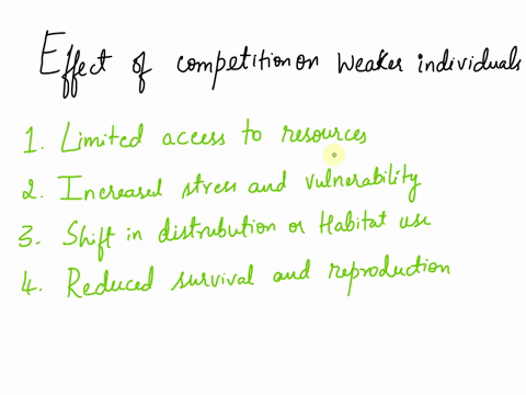 how-does-competition-affect-weaker-organisms-of-a-species-72925