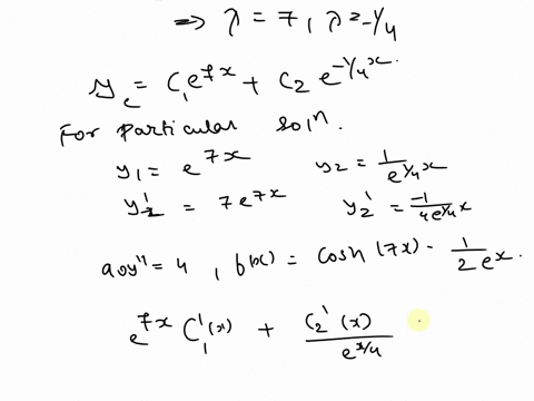 q2-given-a-second-order-linear-differential-equation-as-follows-4y-27y-7ycosh7x-2e-a-identify-the-case-for-the-complementary-function-of-the-given-differential-equation-3-marks-b-convert-f-x-74061