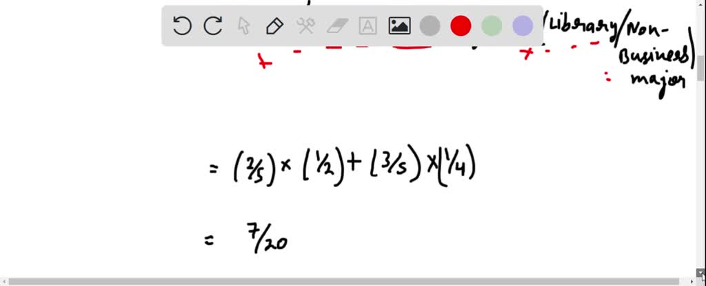 solved-two-fifths-of-the-students-in-a-dorm-are-business-majors-and