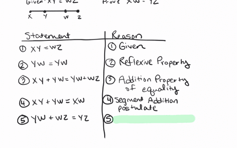 given-xy-wz-prove-xw-2-statement-reason-xy-wz-given-2-yw-yw-3-xy-yw-yw-wz-maxy-yw-xw-segment-addition-postulate-5-yw-wz-yz-16-xw-yz-which-of-the-following-belongs-in-blank-5-symmetric-proper-91328