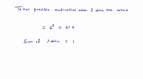 three-fair-dice-are-rolled-what-is-the-probability-that-the-sum-of-the-three-outcomes-is-10-given-that-the-three-dice-show-different-outcomes-67006