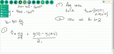 if-a-ball-is-thrown-into-the-air-with-a-velocity-of-40-fts-its-height-in-feet-t-seconds-later-is-given-by-y-40t-16t2-a-find-the-average-velocity-for-the-time-period-beginning-when-t-2-and-lasting-i--4