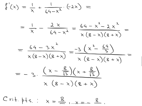 find-the-critical-points-of-f-fx-inx-in-64-x-08-separated-list-express-numbers-exact-form-use-symbolic-notation-and-give-your-answer-in-the-form-of-comma-fractions-where-needed-enter-dne-if-53468